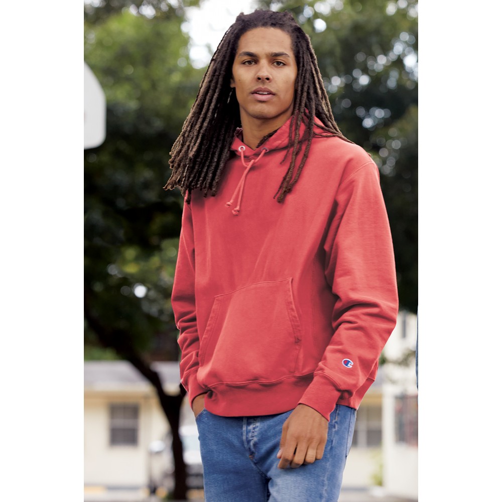 Champion GDS101 - Reverse Weave Garment Dyed Hooded Sweatshirt